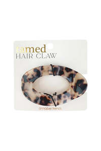 Bed Bath: Tamed Flat Hair Claw - Tortoiseshell Light