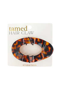 Tamed Flat Hair Claw - Tortoiseshell Dark