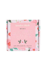 Bed Bath: Shower Steamers - Meadow Blush 4pcs