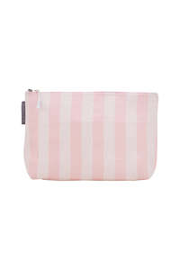 Linen Cos Bag - Pink Stripe