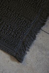 Homewares: Lisbon Double Bath Mat - Slate