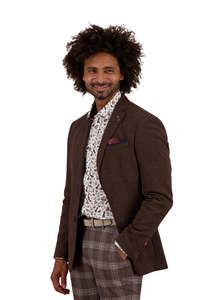 Pique Blazer - Brown
