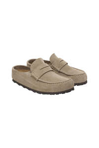 Mens Accessories: Naples Wrapped Suede (Regular) - Taupe