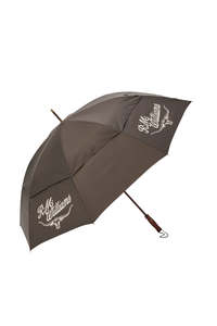 Mens Accessories: Golf Umbrella - Chestnut