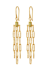 Womens Accessories: Olea Earrings - Gold Vermeil