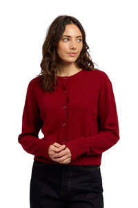 Womens: Elodie Cardigan - Winecask