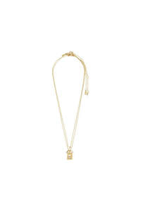 Womens Accessories: Fire Necklace 2-in-1 Set - Gold