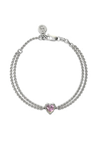 Womens Accessories: Love Claw Bracelet - Mystic Quartz