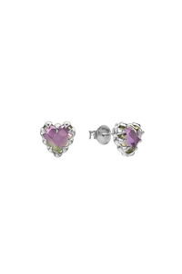 Womens Accessories: Love Claw Earrings - Mystic Quartz