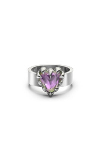 Love Claw Ring - Mystic Quartz