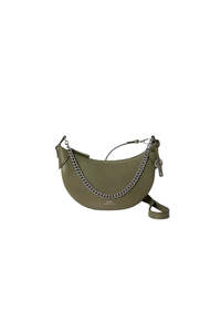 Womens Accessories: Mini Chain Bag - Basil