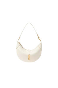 Womens Accessories: Mini Shoulder Bag - Ivory