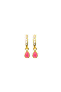 Womens Accessories: Earrings Daphne - Rose Agate