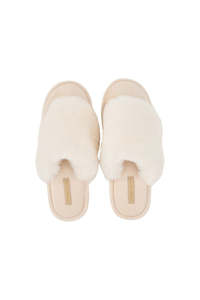 Cosy Luxe Slippers - Ivory