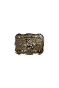Mens: Cloudbuster Trophy Buckle - Antique Brass