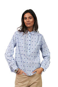 Womens: LariLL Shirt LS - Dark Blue