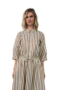 BonoLL Shirt SS - Dark Mokka