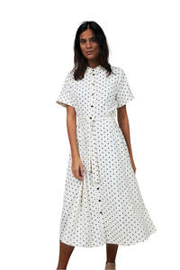 BlakeLL Midi Dress SS - Dot Print