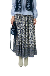 Womens: MyraLL Maxi Skirt - Blue