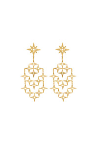 Womens Accessories: Stardust Earrings | Gold