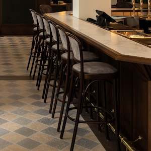 Hoffmann Barstool - Fully Upholstered