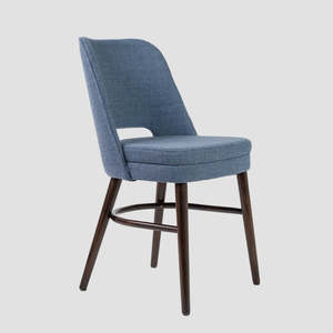 Otto Upholstered Dining Chair - Dark Oak (Ex Showroom Model)