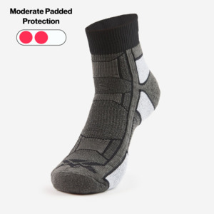 Running Socks: Outdoor Athlete - Trail Running - Unisex Quarter