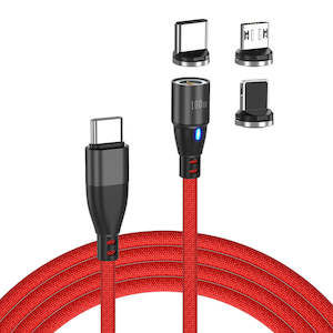 214925901978: Super Nova, Type C. 2m - 100W Data/Charge Magnetic Cable. Fast Charging Capable.