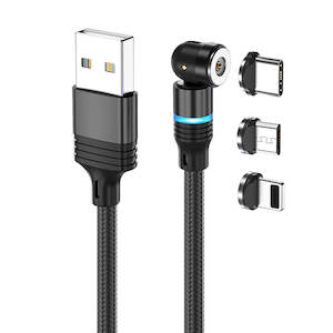 2m Data Charge Cables: Stella 2m Magnetic Fast Charging Data Cable. 3 Amp Fast Charge.