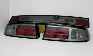 Lights: Nissan Silvia S14 Smoked Dmax Style LED Tail Lights