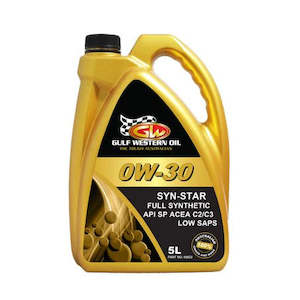 Oils: Gulf Western Syn-Star Synthetic 0W-30 Engine Oil - 5L