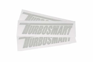 Turbosmart: Turbosmart TS Car Decal - White 200mm x 45mm