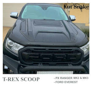Kut Snake T-Rex Bonnet Scoop to Fit Ford Ranger PX Models