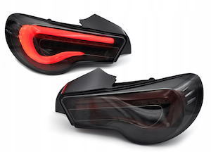 Electrics: Valenti Black Edition Tail Lights (Red LED Bar) - Toyota 86 & Subaru BRZ