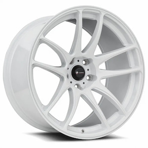 Wheels: TR4 Kiwiana Gloss White Wheel