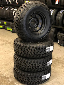Wheels: 4x4 Wheel & Tyre Package - (33" Tyre & 15x10" Steel)