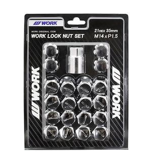 Work Wheels Japan Closed End Wheel Nuts - Polished