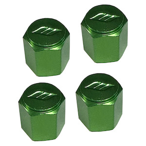 Work Wheels Japan: Work Wheels Air Valve Caps | Green