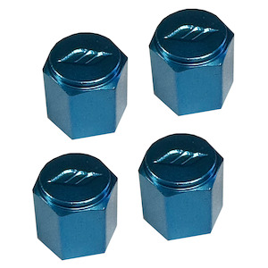 Work Wheels Japan: Work Wheels Air Valve Caps | Blue