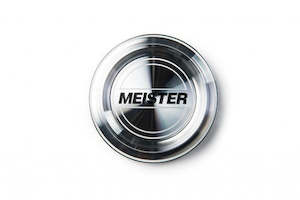 Work Wheels Japan: Work Meister Centre Cap - Chrome & Black