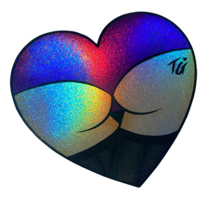 Butt Stuff Holo Decal