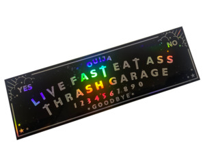 Live Fast Slap Decal
