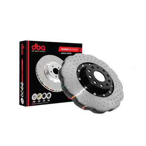 Audi RS6 / RS7 Front Brake Rotor - DBA 5000 Series 2 Piece Wave Design Cross Drilled