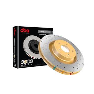 Hubs Brakes: Mitsubishi Lancer Evo 7-9 Front Brake Rotor - DBA 4000 Series XS DBA4418XS