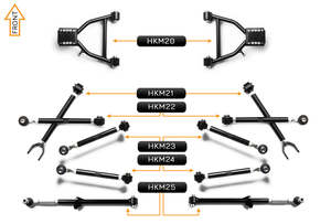 Hakon: V2 PRO Arm Kit - Mazda RX8 (Front & Rear)
