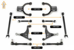 Hakon: V2 PRO Arm Kit - Toyota Supra JZA80 (Front & Rear)