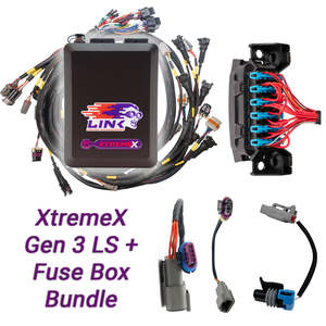 Link Engine Management: Gen3 LS Drive-By-Wire Bundle: G4X XtremeX ECU + LS Engine Harness + Fuse Box bundle