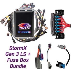 Link Engine Management: Gen3 LS Bundle - G4X StormX ECU + LS Engine Harness + Fuse Box bundle