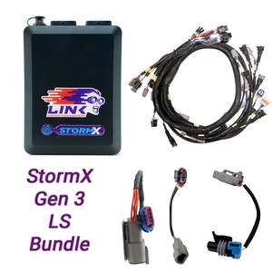 Link Engine Management: Gen3 LS Cable Throttle Bundle: G4X StormX ECU + LS Engine Harness bundle