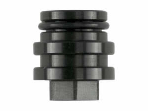 Turbosmart: Turbosmart Oil Cap Insert - 1-8 Centre - Black